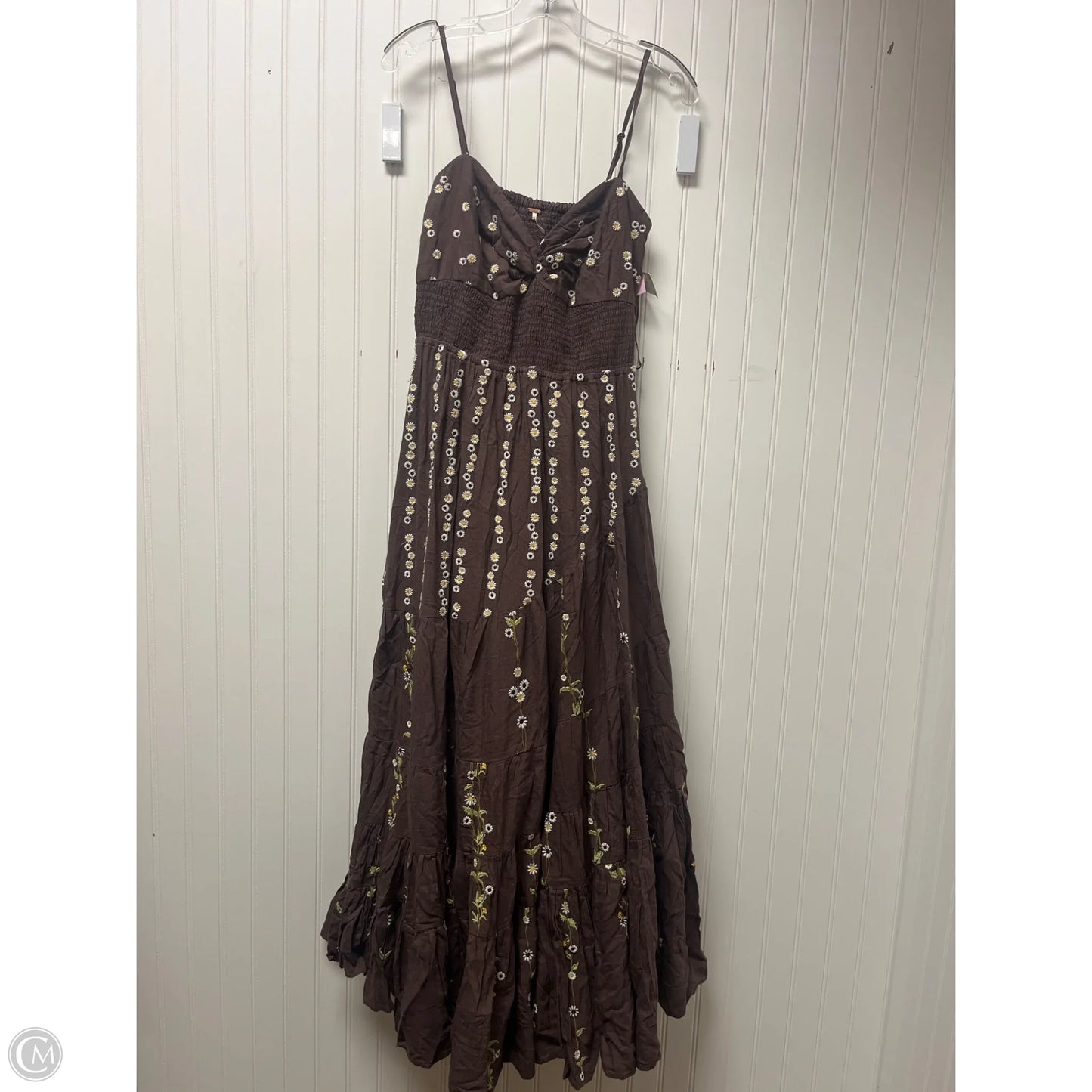 Dress Casual Maxi By Free People In Brown, Size: Xl
