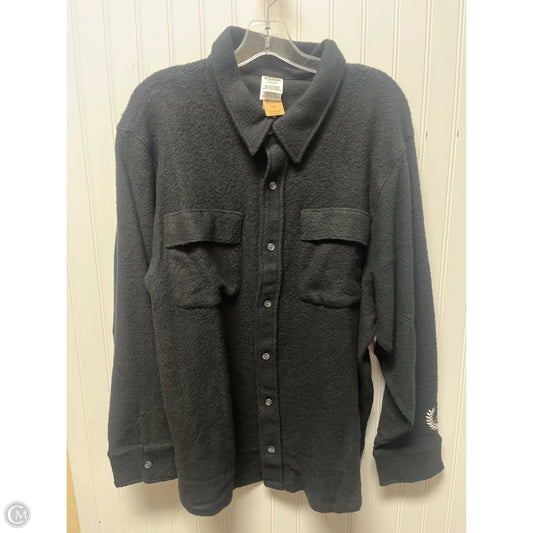 Top Long Sleeve By Pink In Black, Size: L