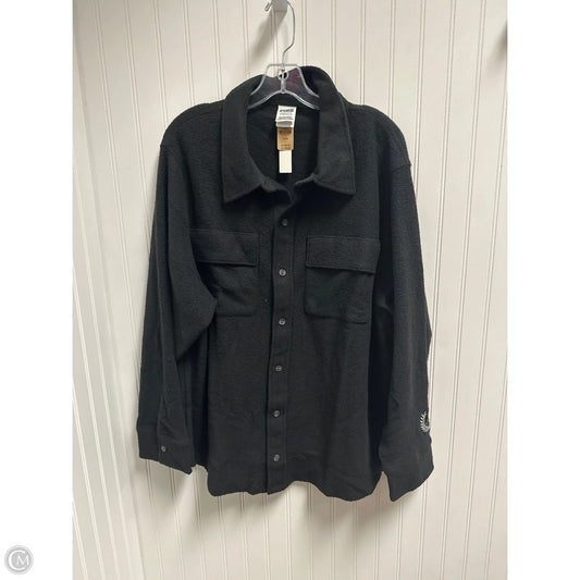 Top Long Sleeve By Pink In Black, Size: Xl