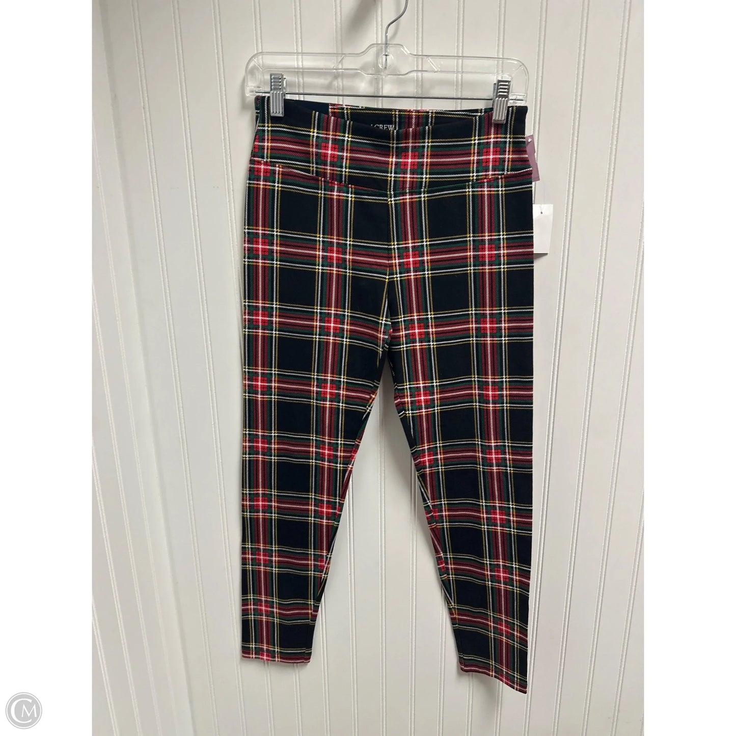 Pants Leggings By J. Crew In Plaid Pattern, Size: 8
