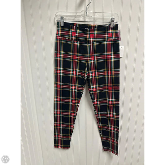Pants Leggings By J. Crew In Plaid Pattern, Size: 8