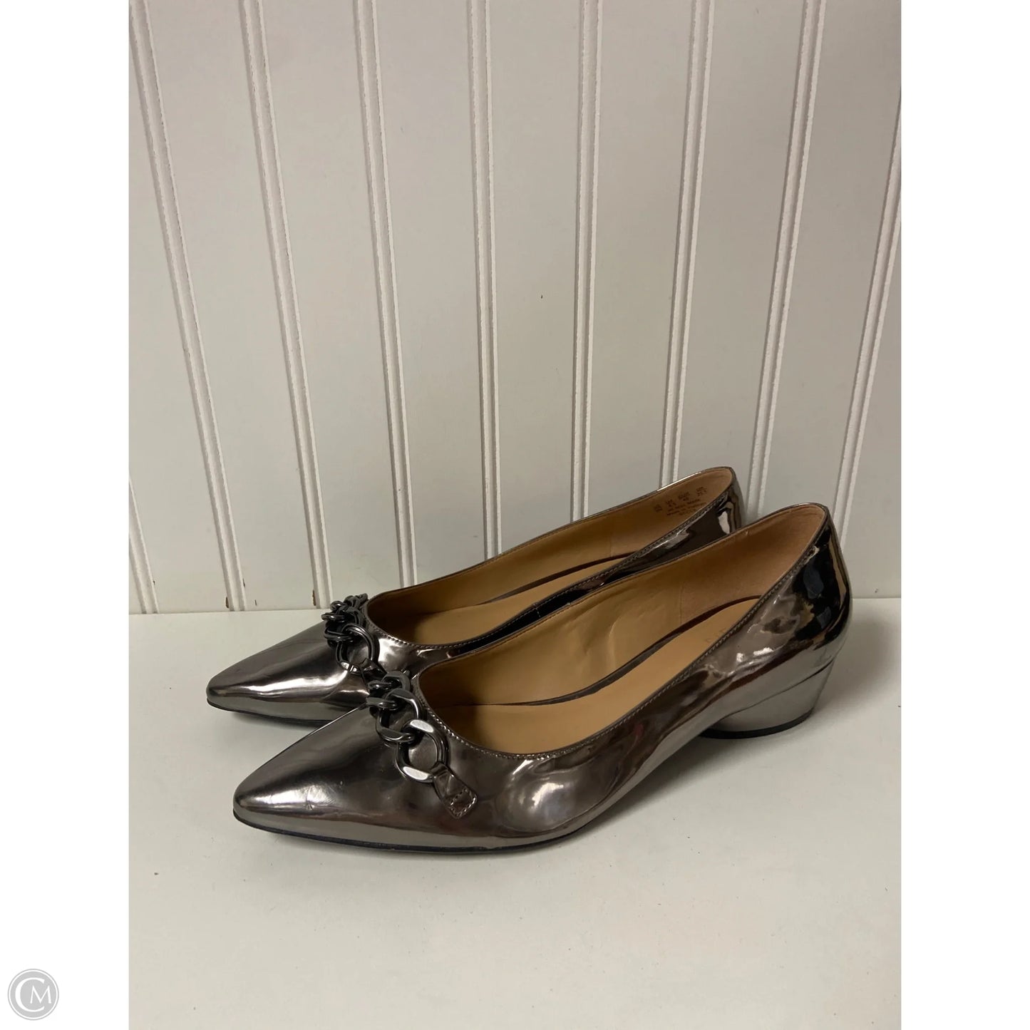 Shoes Flats By Zz In Grey, Size: 9