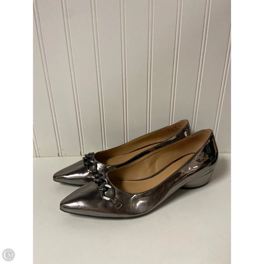 Shoes Flats By Zz In Grey, Size: 9
