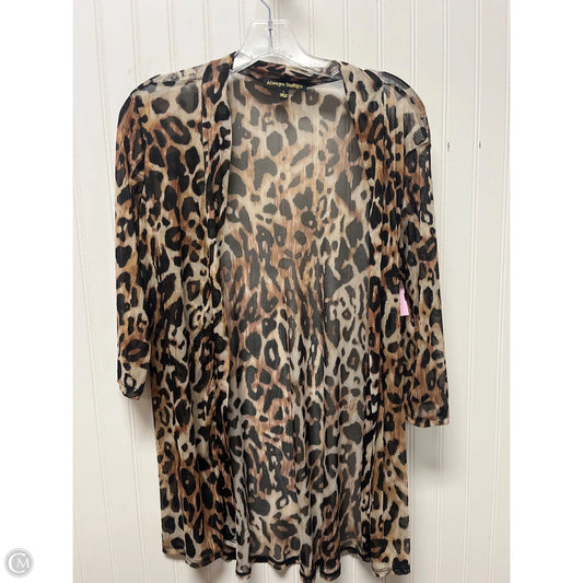 Shawl By Always Indigo In Animal Print, Size: L