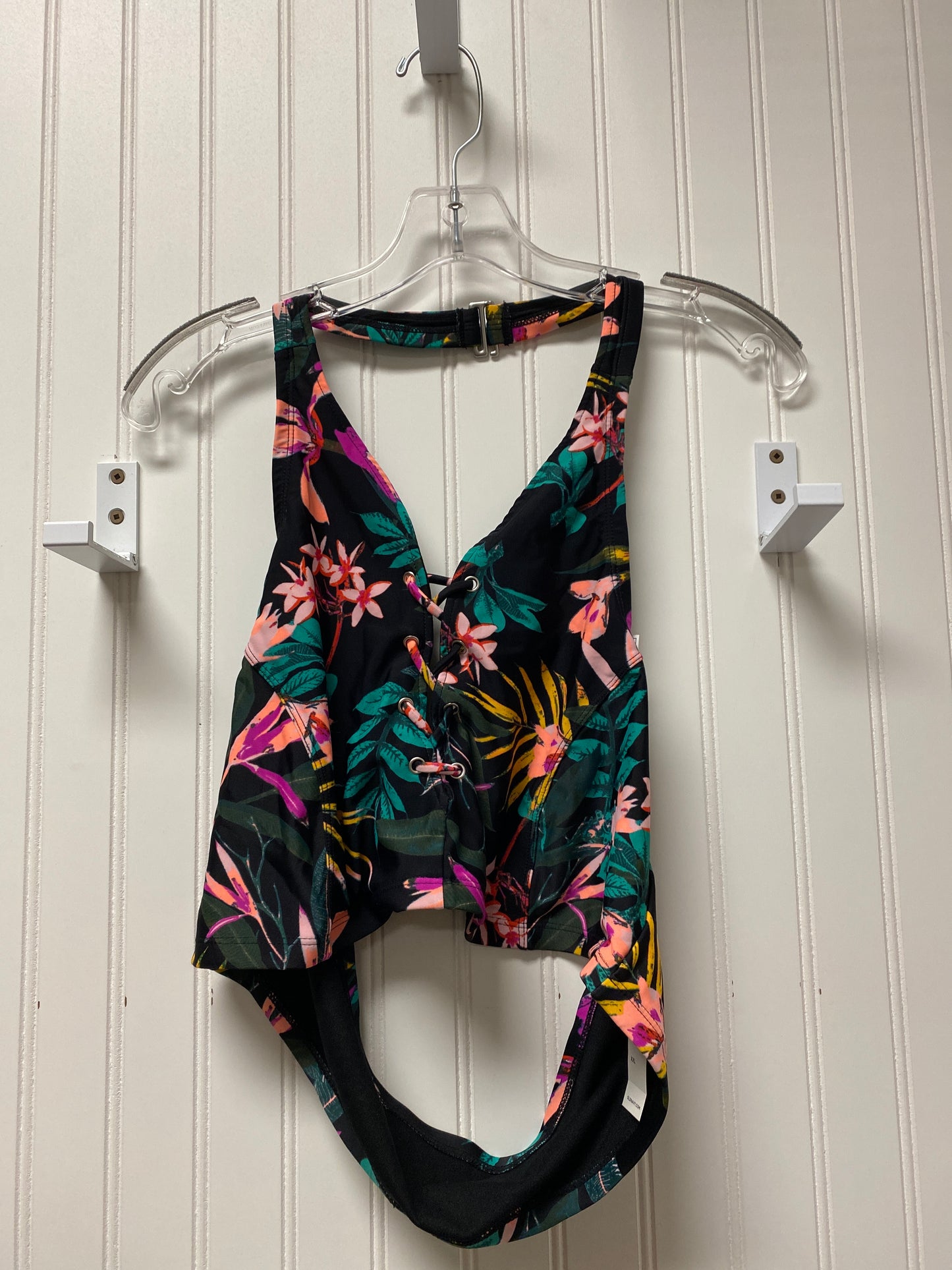 Swimsuit Top By Old Navy In Black, Size: 1x