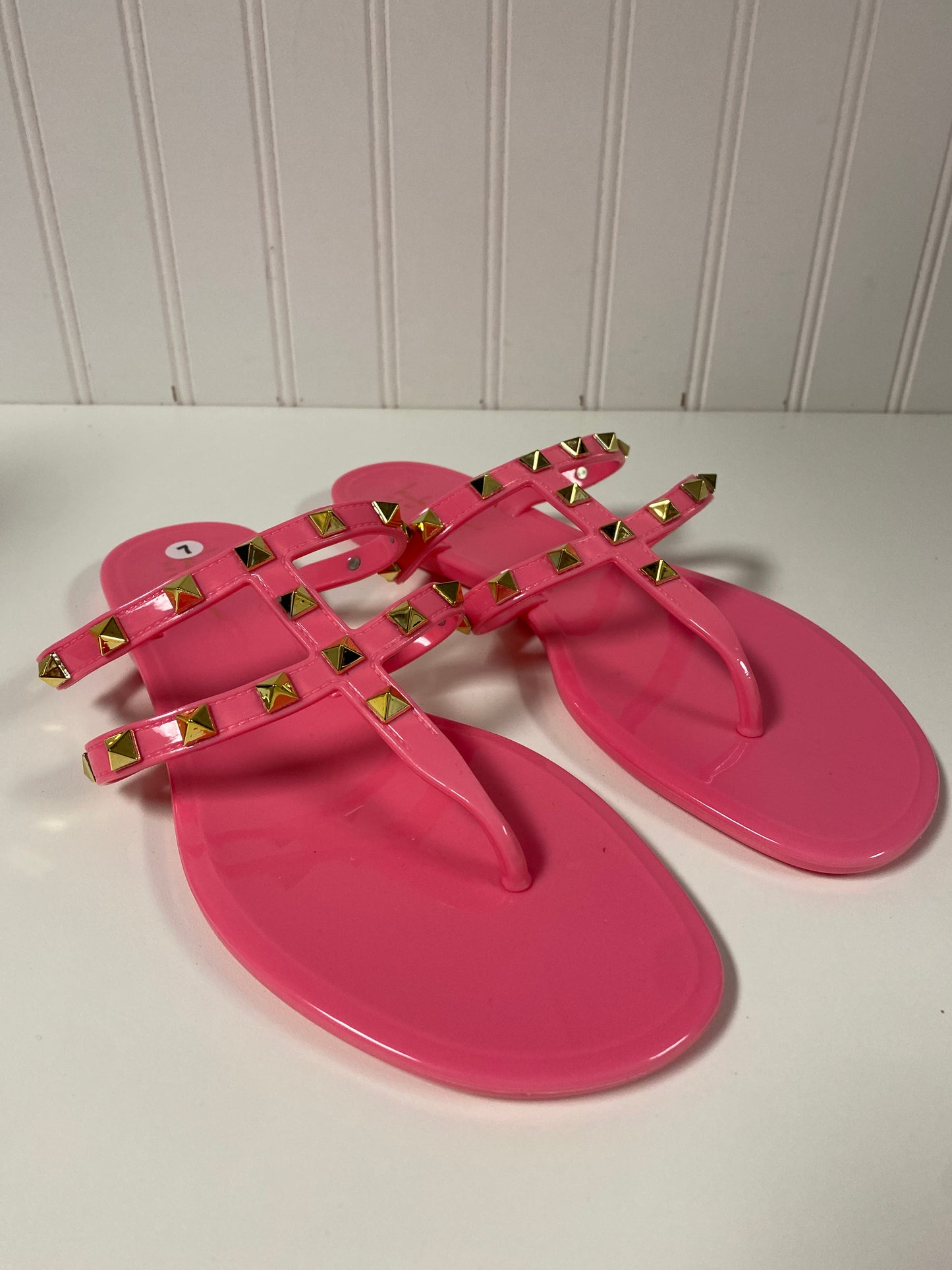 Sandals Flats By Nicole Miller In Pink, Size: 7