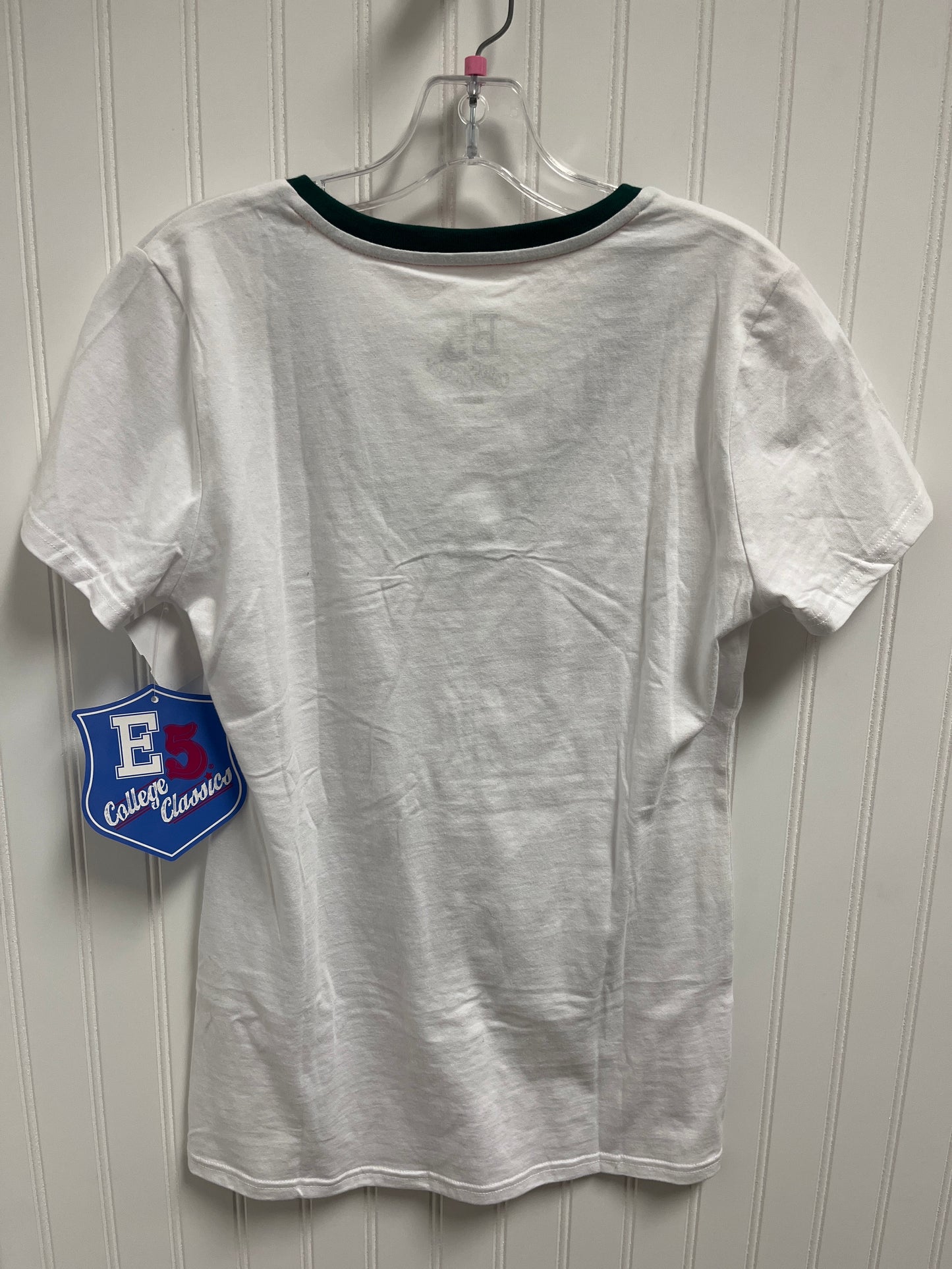 Top Short Sleeve Basic By Clothes Mentor In White, Size: M