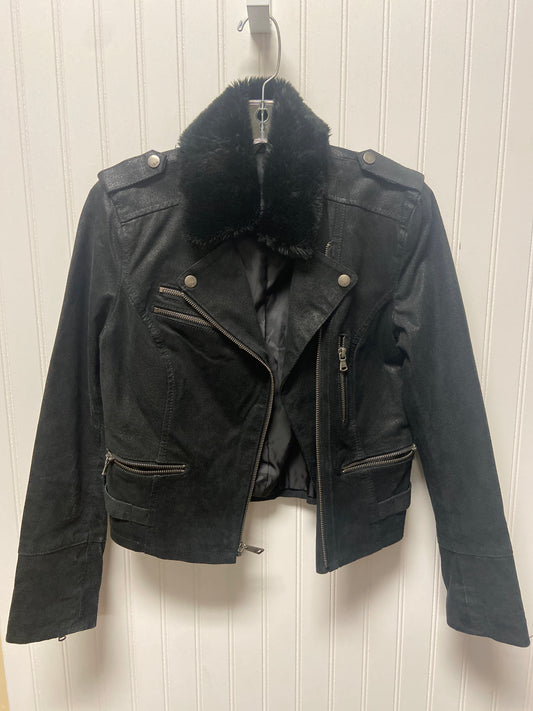 Jacket Moto Leather By Levis In Black, Size: Sp