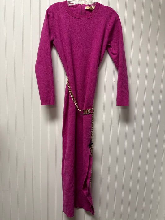 Dress Sweater By Michael By Michael Kors In Pink, Size: L