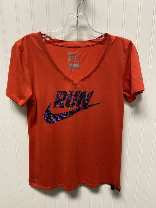 Athletic Top Short Sleeve By Nike Apparel  Size: S