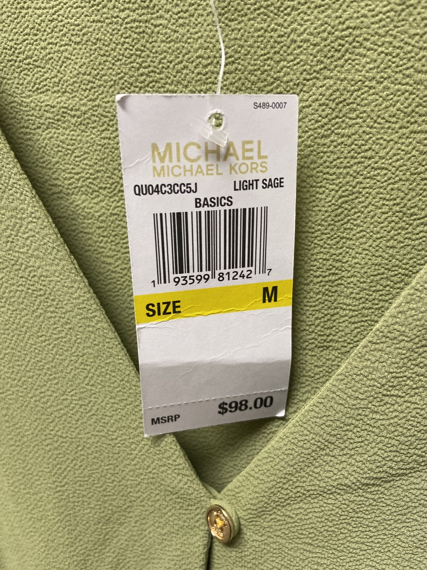 Top Short Sleeve By Michael By Michael Kors  Size: M