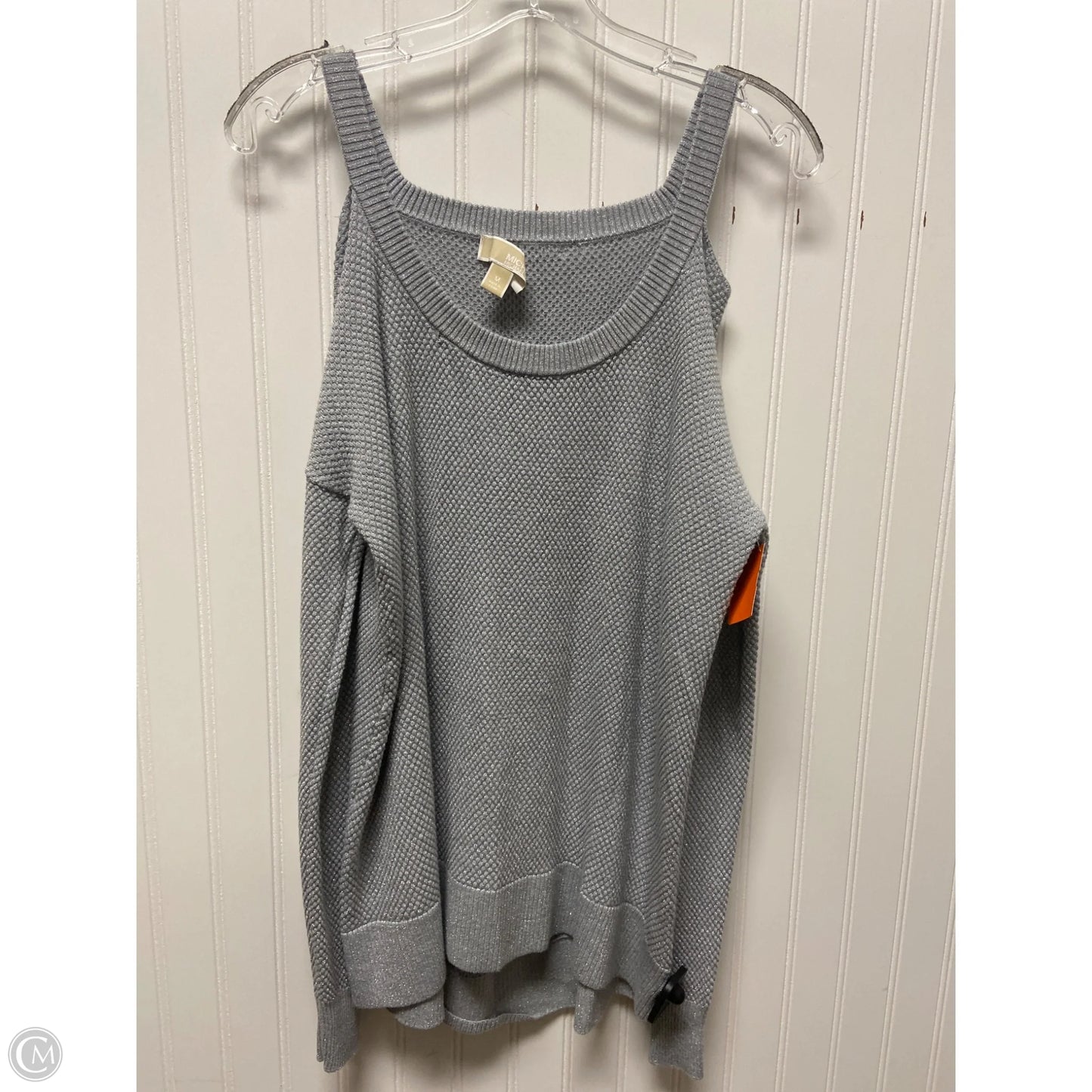 Sweater By Michael By Michael Kors In Silver, Size: M