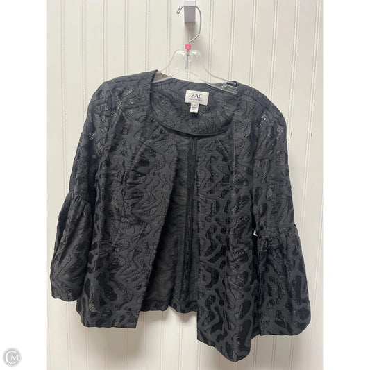 Blazer Designer By Zac Posen In Black, Size: S