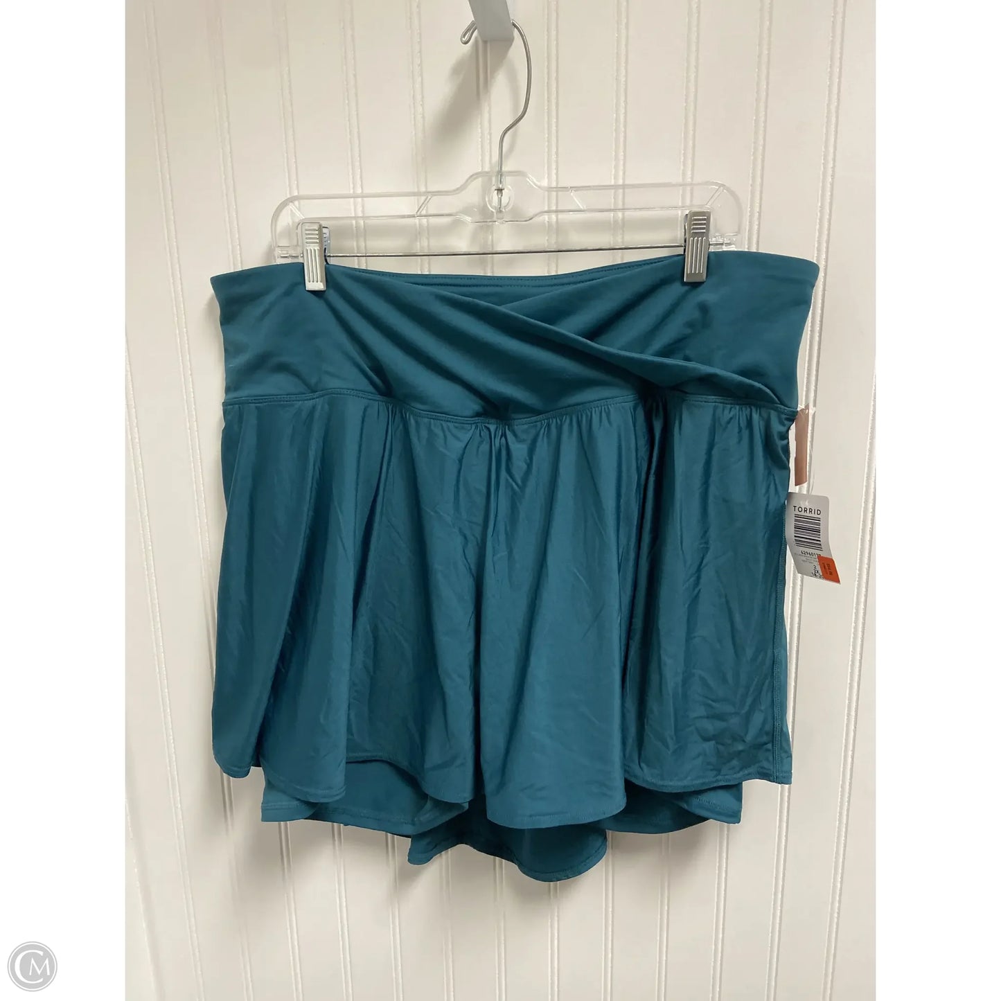 Athletic Skort By Torrid In Teal, Size: 2x