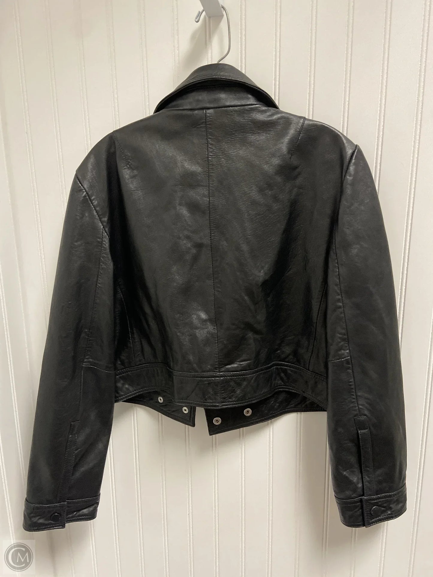 Jacket Moto By Zara In Black, Size: M