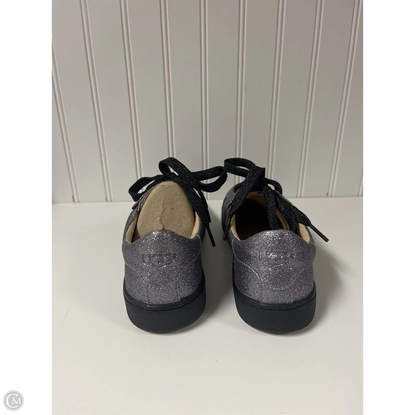 Shoes Designer By Ugg In Silver, Size: 7