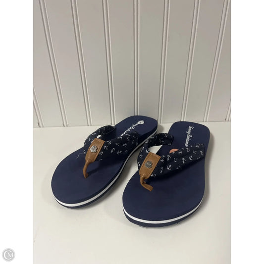 Sandals Flip Flops By Tommy Bahama In Navy, Size: 7