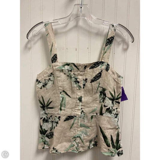 Top Sleeveless By Banana Republic In Taupe, Size: Xs