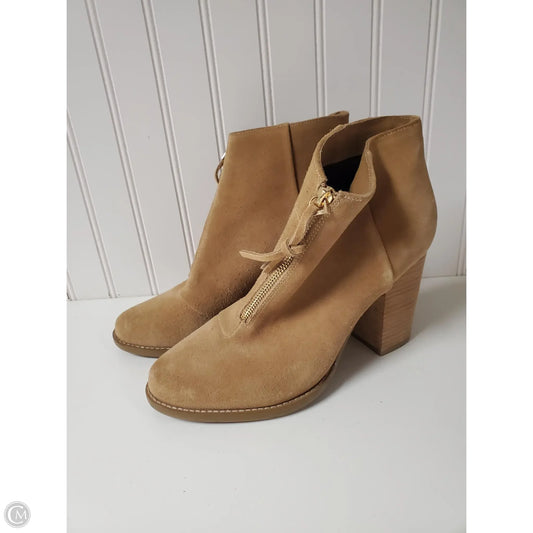 Boots Designer By Neiman Marcus In Tan, Size: 10