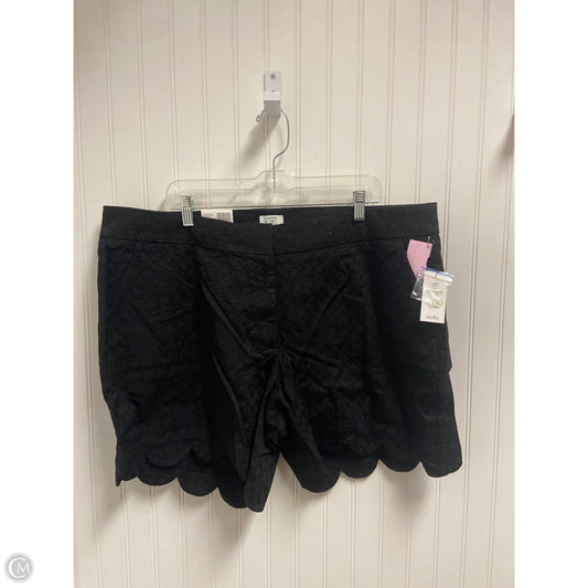 Shorts By Crown And Ivy In Black, Size: 20