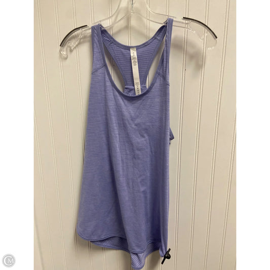 Athletic Tank Top By Lululemon In Purple, Size: 4