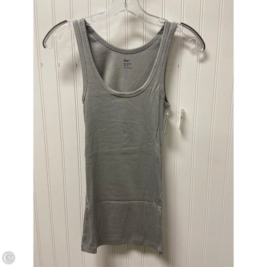 Tank Top By Gap In Silver, Size: S