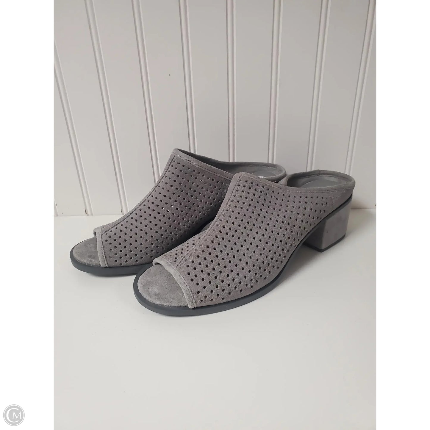 Sandals Heels Block By Koolaburra By Ugg In Grey, Size: 9.5