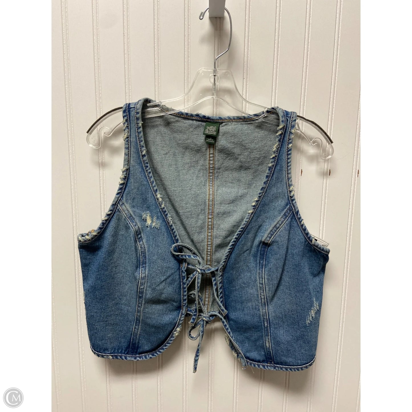 Vest Other By Wild Fable In Blue Denim, Size: M