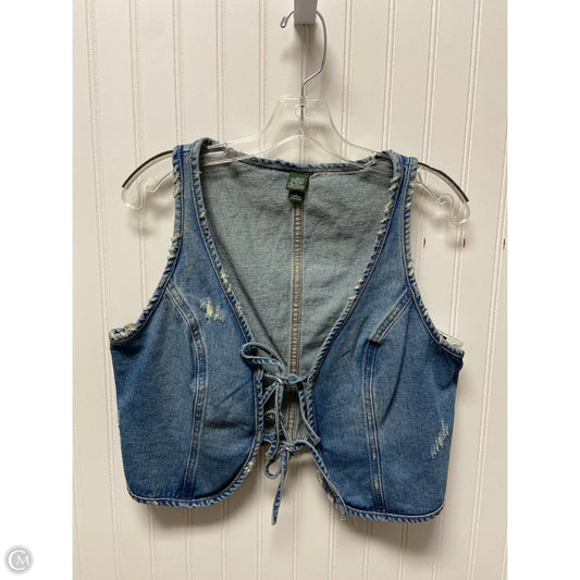 Vest Other By Wild Fable In Blue Denim, Size: M