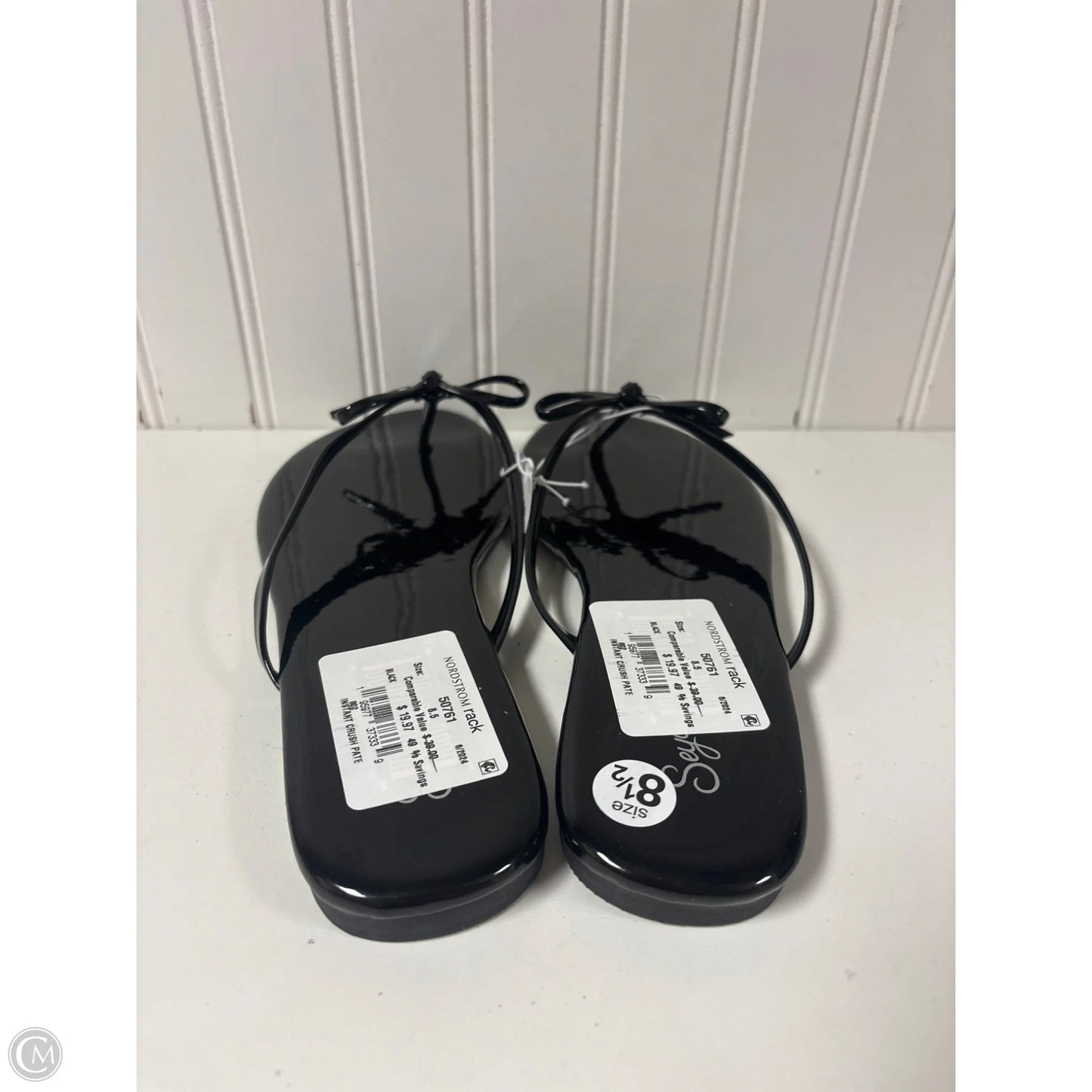 Sandals Flip Flops By Seychelles In Black, Size: 8.5