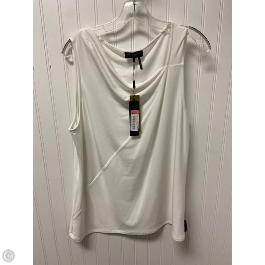 Top Sleeveless By Clothes Mentor In White, Size: Xl
