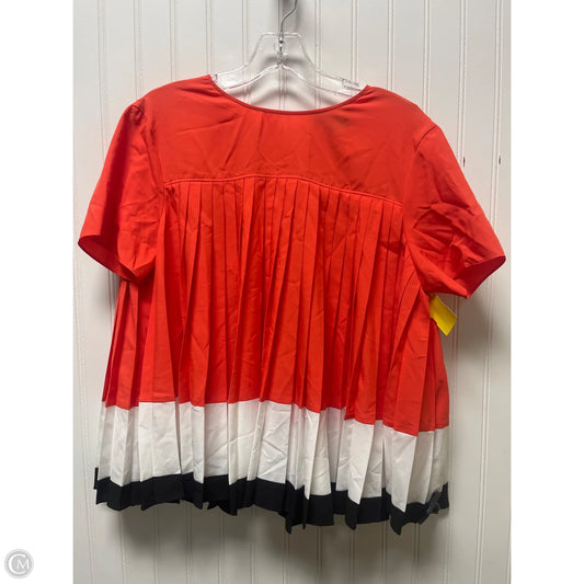 Top Short Sleeve By Armani Exchange In Coral, Size: M