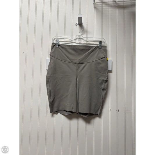 Athletic Shorts By Lululemon In Grey, Size: M