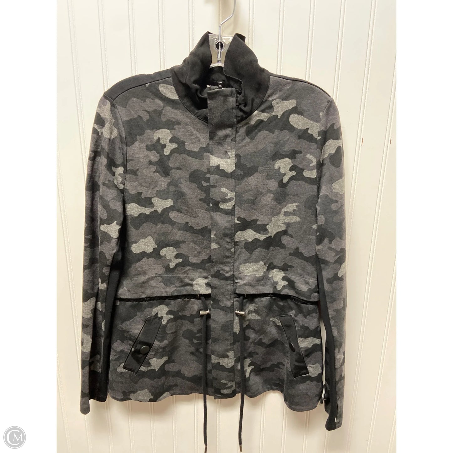 Jacket Utility By Cabi In Camouflage Print, Size: M