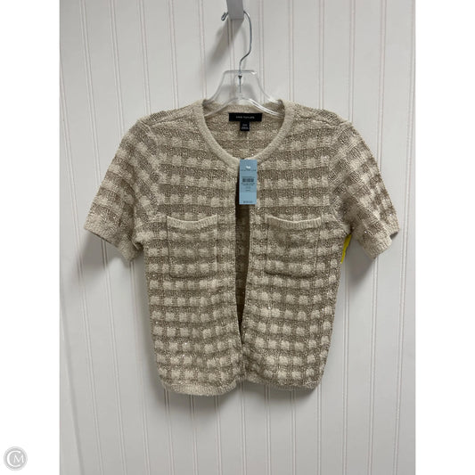 Cardigan By Ann Taylor In Beige, Size: Xxs