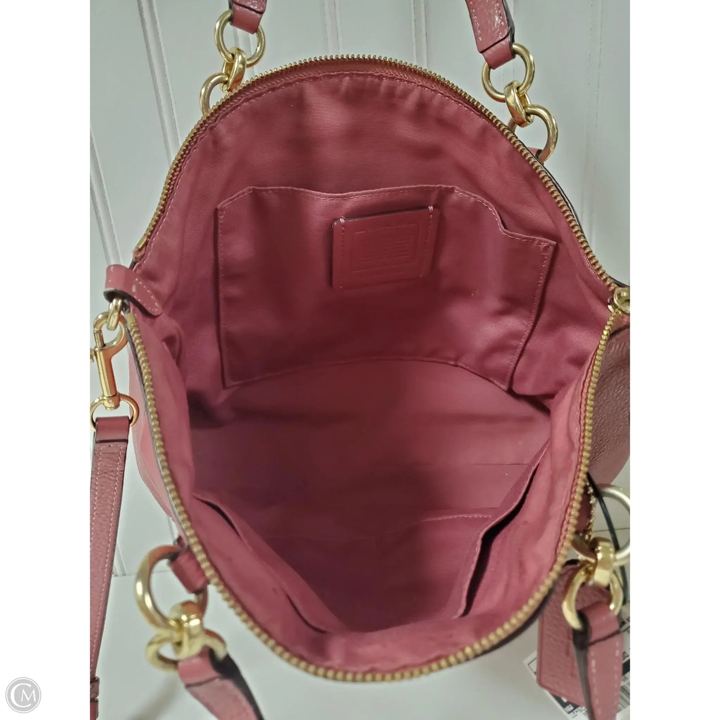 Handbag Designer By Coach, Size: Medium