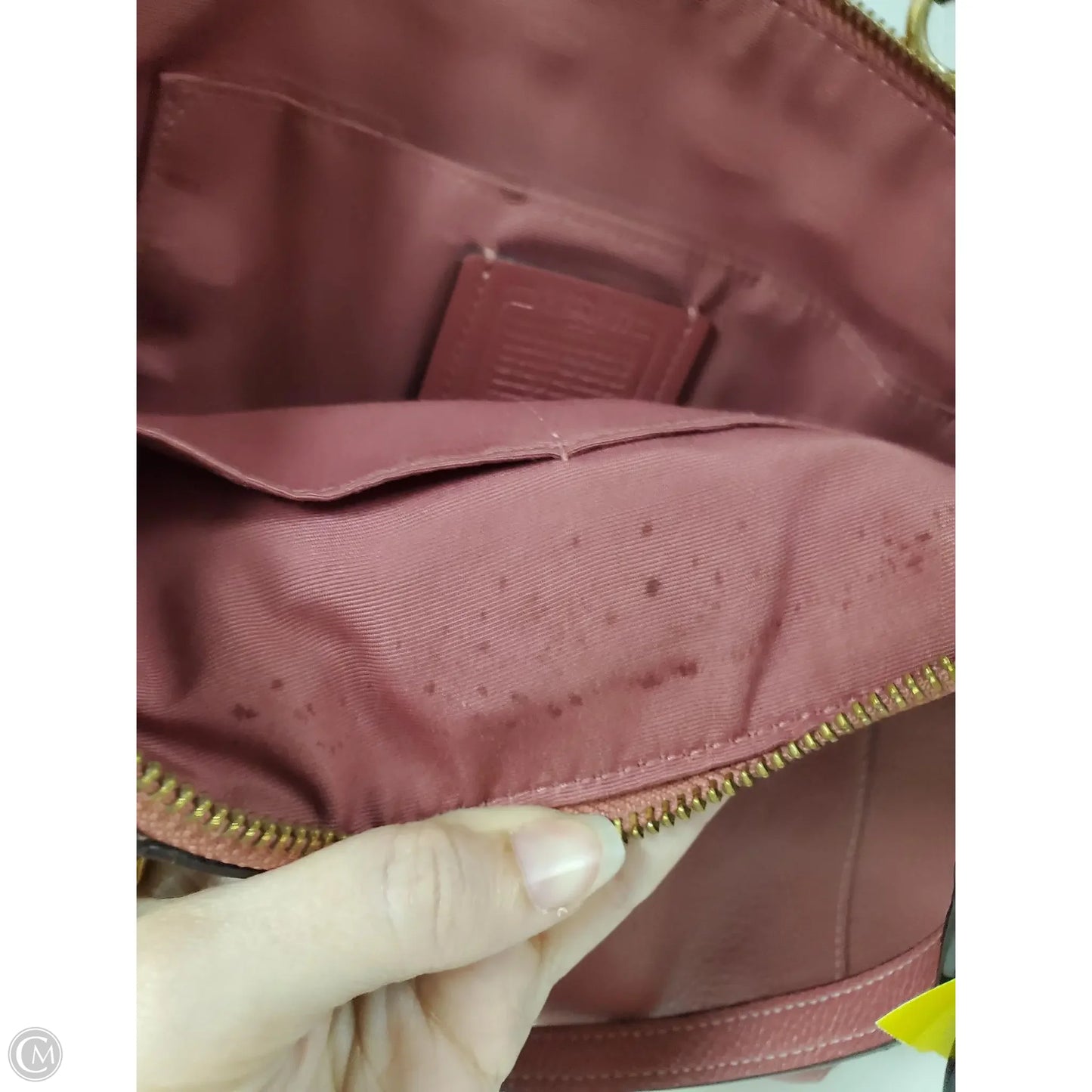 Handbag Designer By Coach, Size: Medium