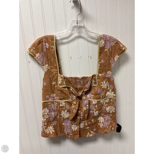 Top Sleeveless By Free People In Peach, Size: M