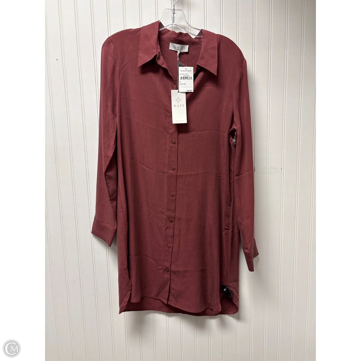 Dress Casual Midi By Wayf In Red, Size: M