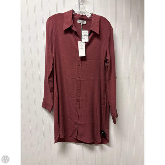 Dress Casual Midi By Wayf In Red, Size: M
