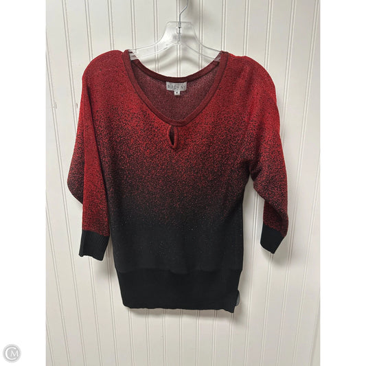 Sweater By Clothes Mentor In Red, Size: M