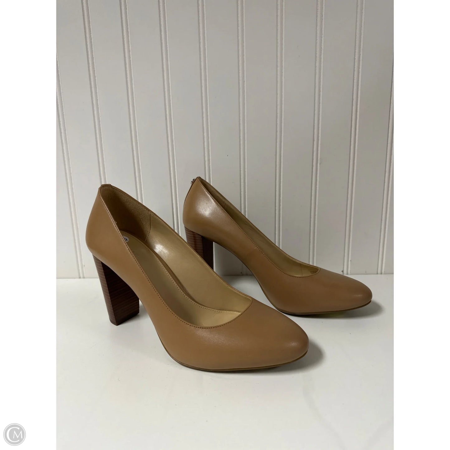 Shoes Heels Block By Michael By Michael Kors In Tan, Size: 8.5