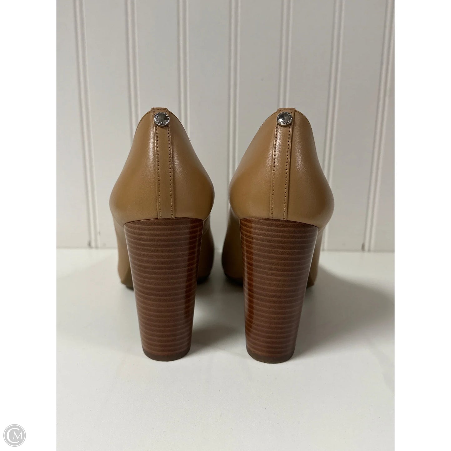 Shoes Heels Block By Michael By Michael Kors In Tan, Size: 8.5
