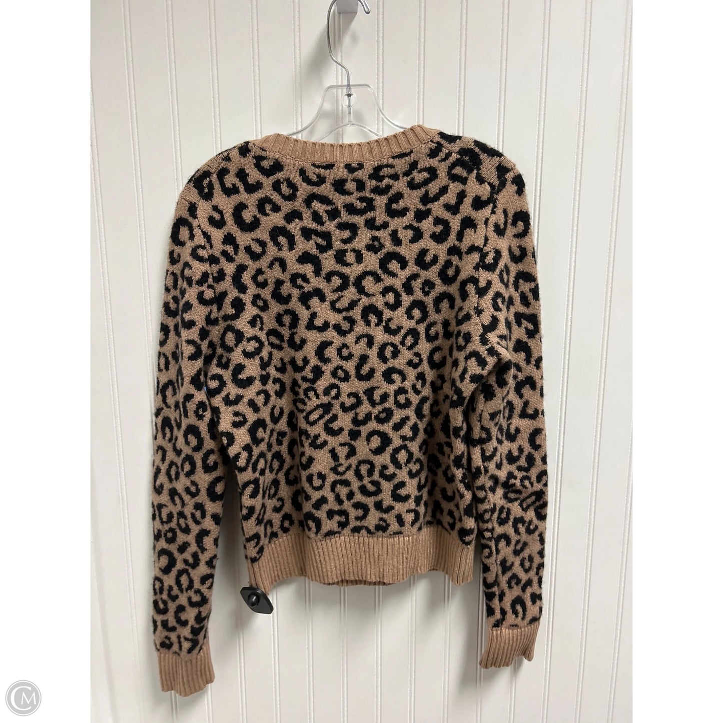 Sweater Designer By Kate Spade In Leopard Print, Size: M