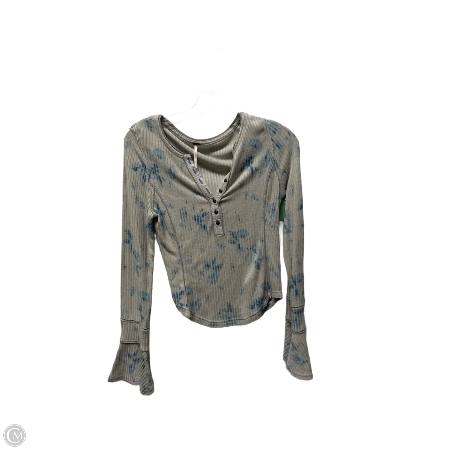 Top Long Sleeve By Free People In Grey, Size: S