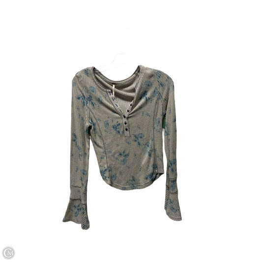 Top Long Sleeve By Free People In Grey, Size: S