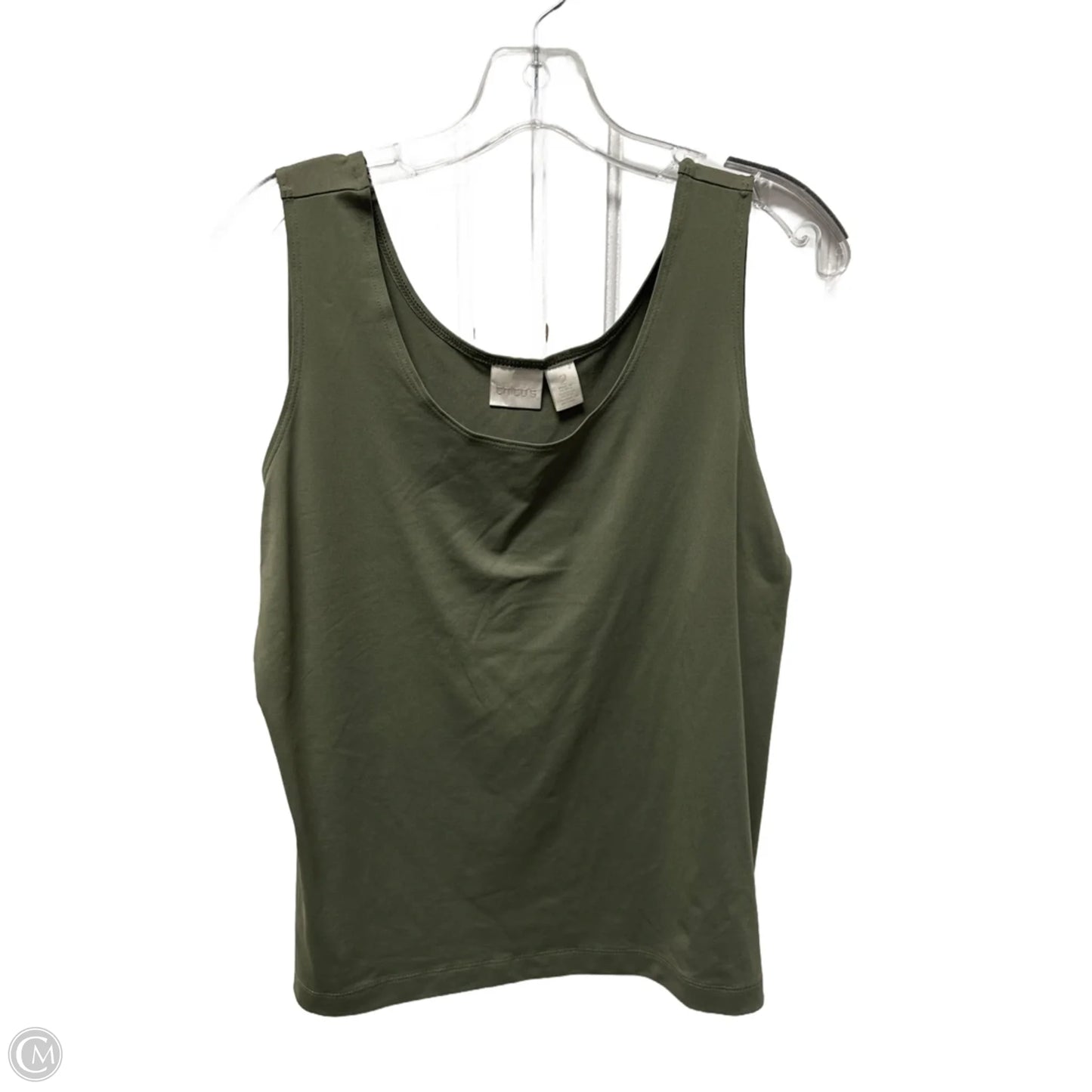 Top Sleeveless Basic By Chicos In Green, Size: L