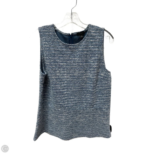 Top Sleeveless By Ann Taylor In Blue, Size: M