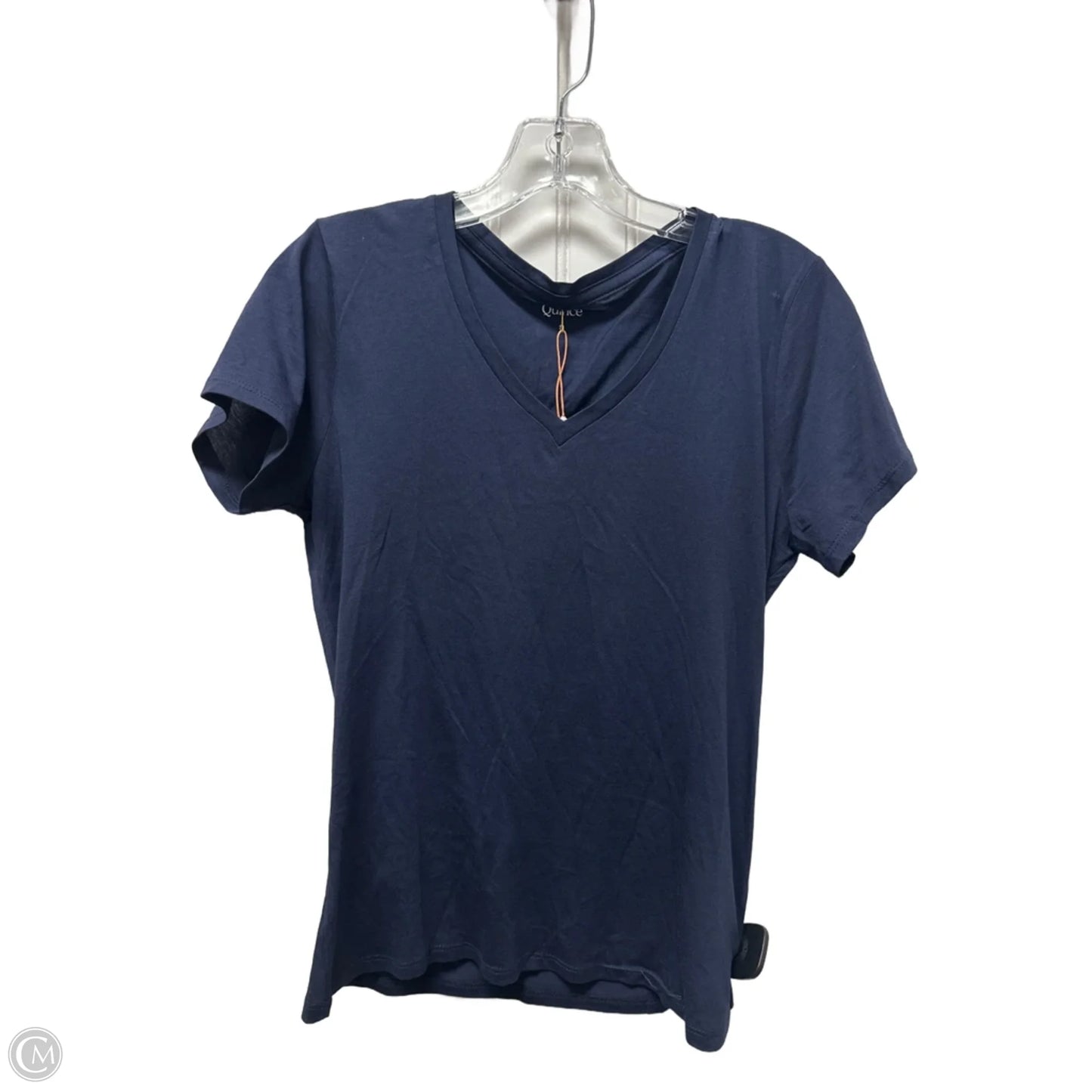 Top Short Sleeve Basic By Quince In Navy, Size: S