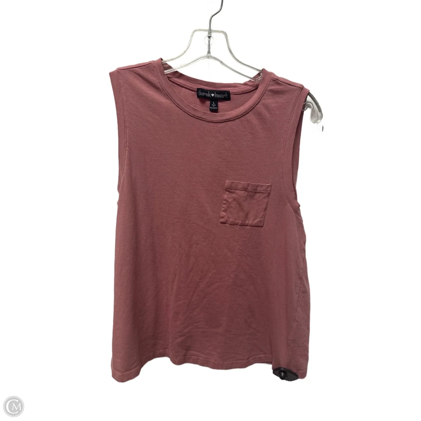 Top Sleeveless Basic By Derek Heart In Mauve, Size: L
